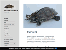 Tablet Screenshot of graptemys.de